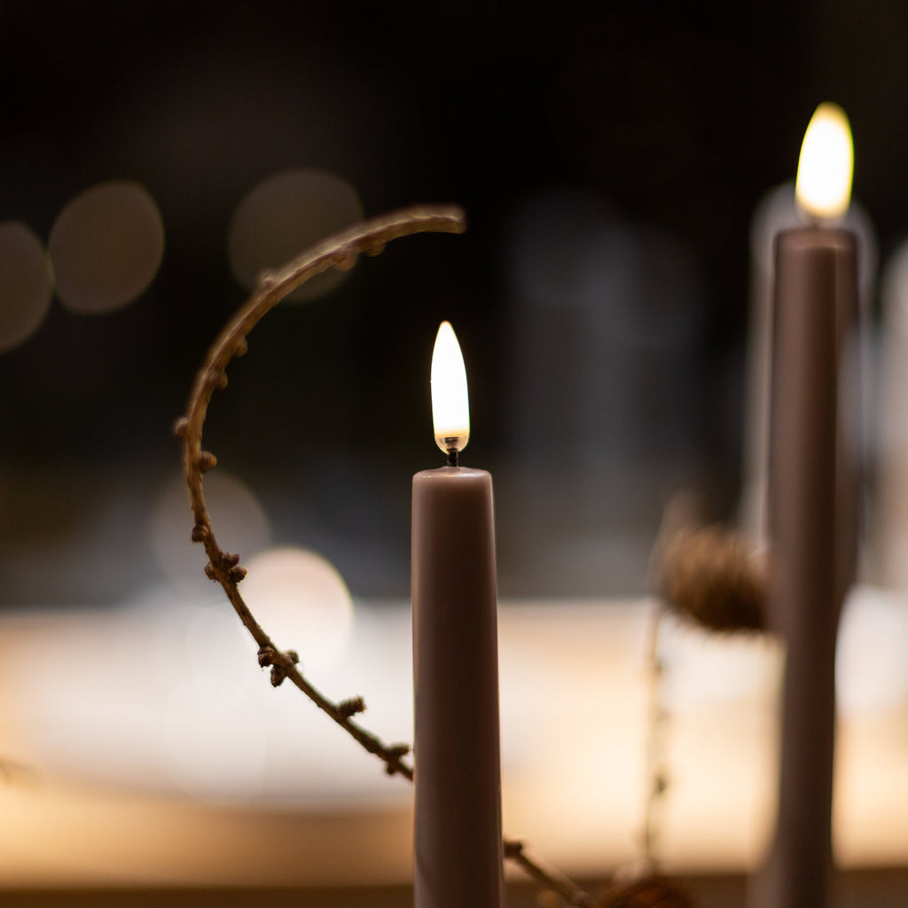 LED-Kerzen im 2er-Set