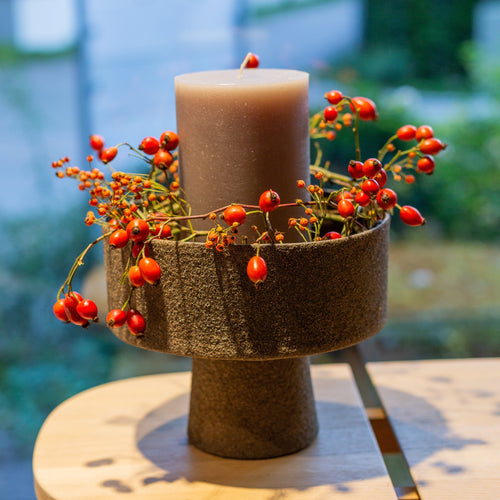 Dekoschale dunkelbraun